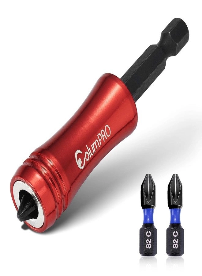 ColumPRO Screwdriver Bit Holder - Strong Magnetic for Impact Driver + PH2 Bits - Three 25 MM