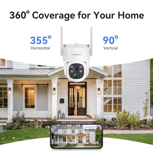 Outdoor Wireless Solar Security Camera System - 2 Cams 10 channels 1440p