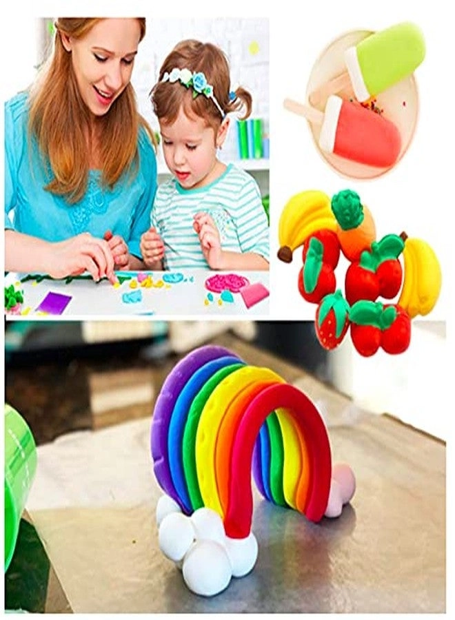 DIY Air Dry Modelling Foam Clay 12 pcs.