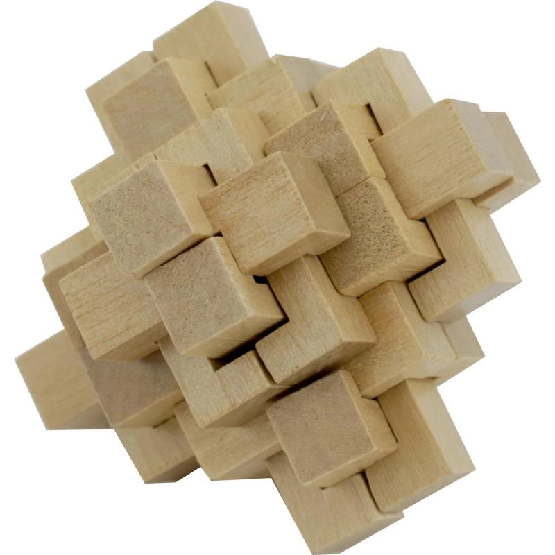 X 3 Lock 3D Wooden Puzzle (MT68555)
