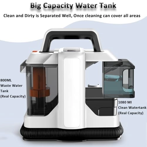 6-in-1 Portable Carpet Washer - Hot and Cold Water Extraction