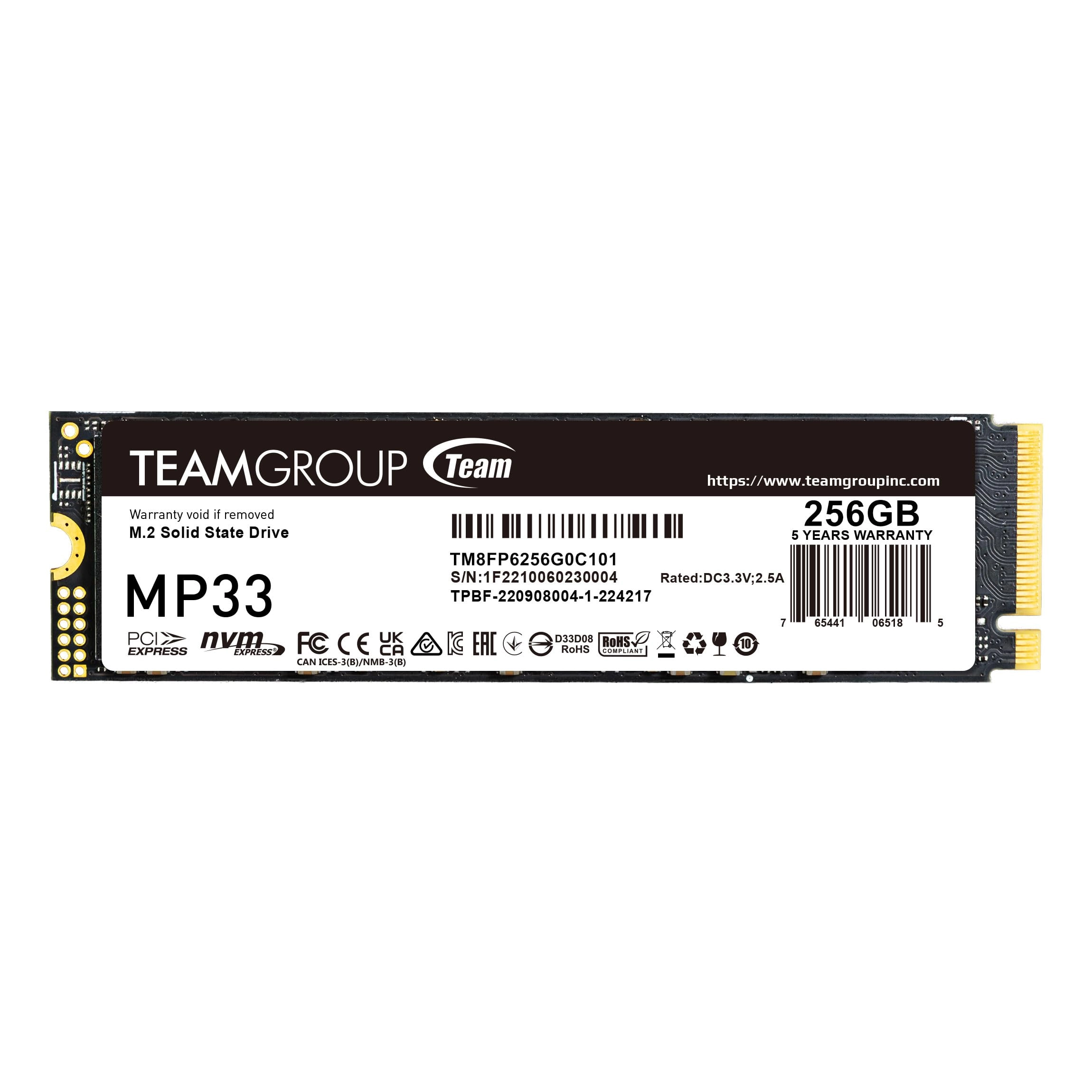 Team Group MP33 - 256GB M.2 NVMe