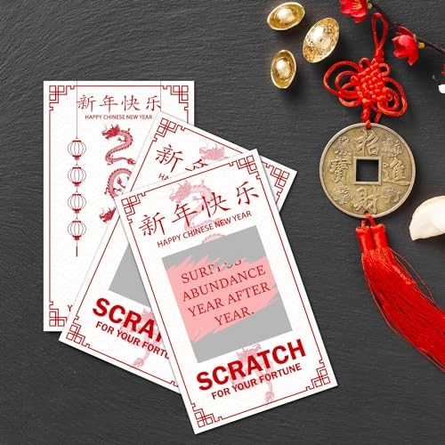 Dragon Scratch Off Lucky Card - 16 years and up 36 pieces