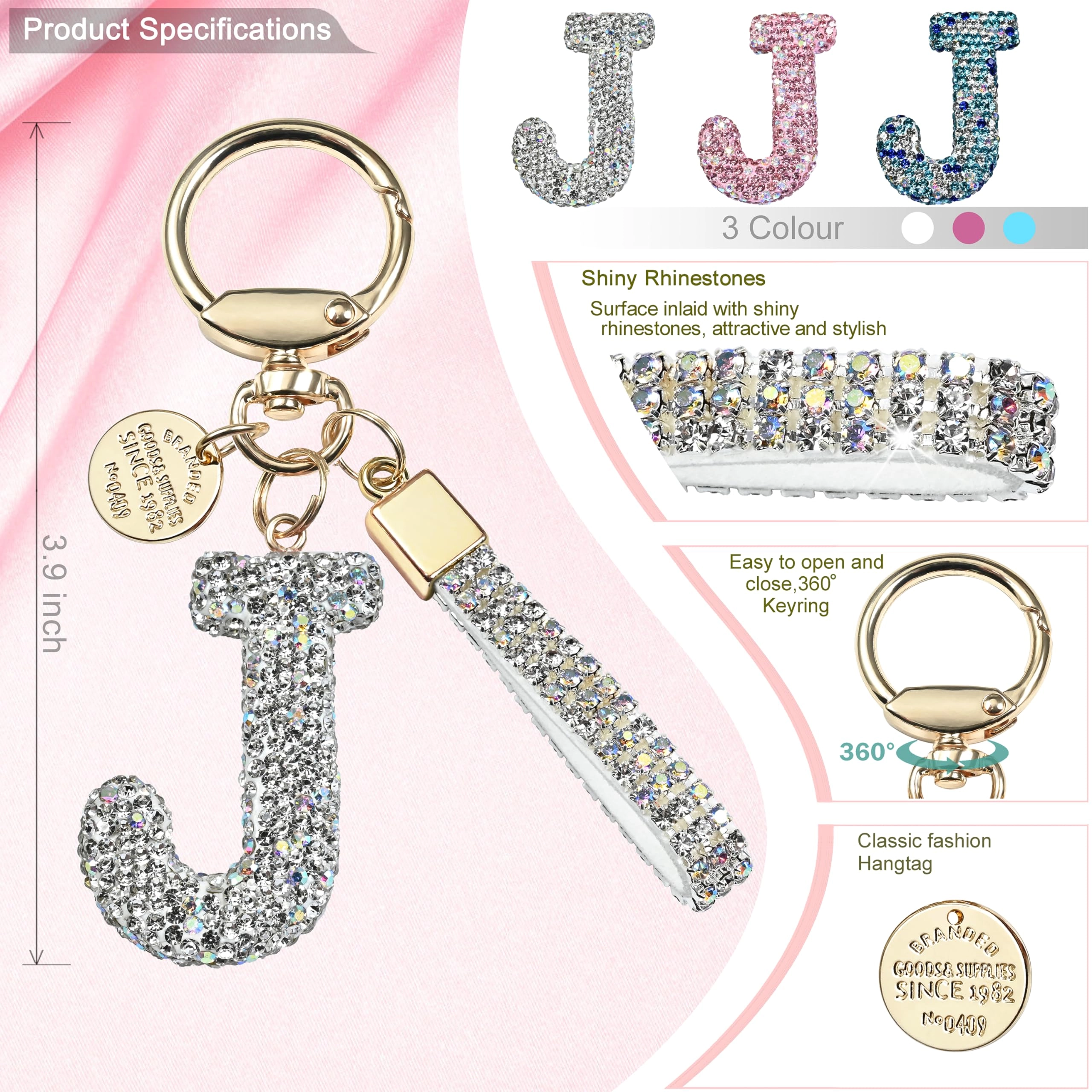 Initial Letter Keychain - Letter