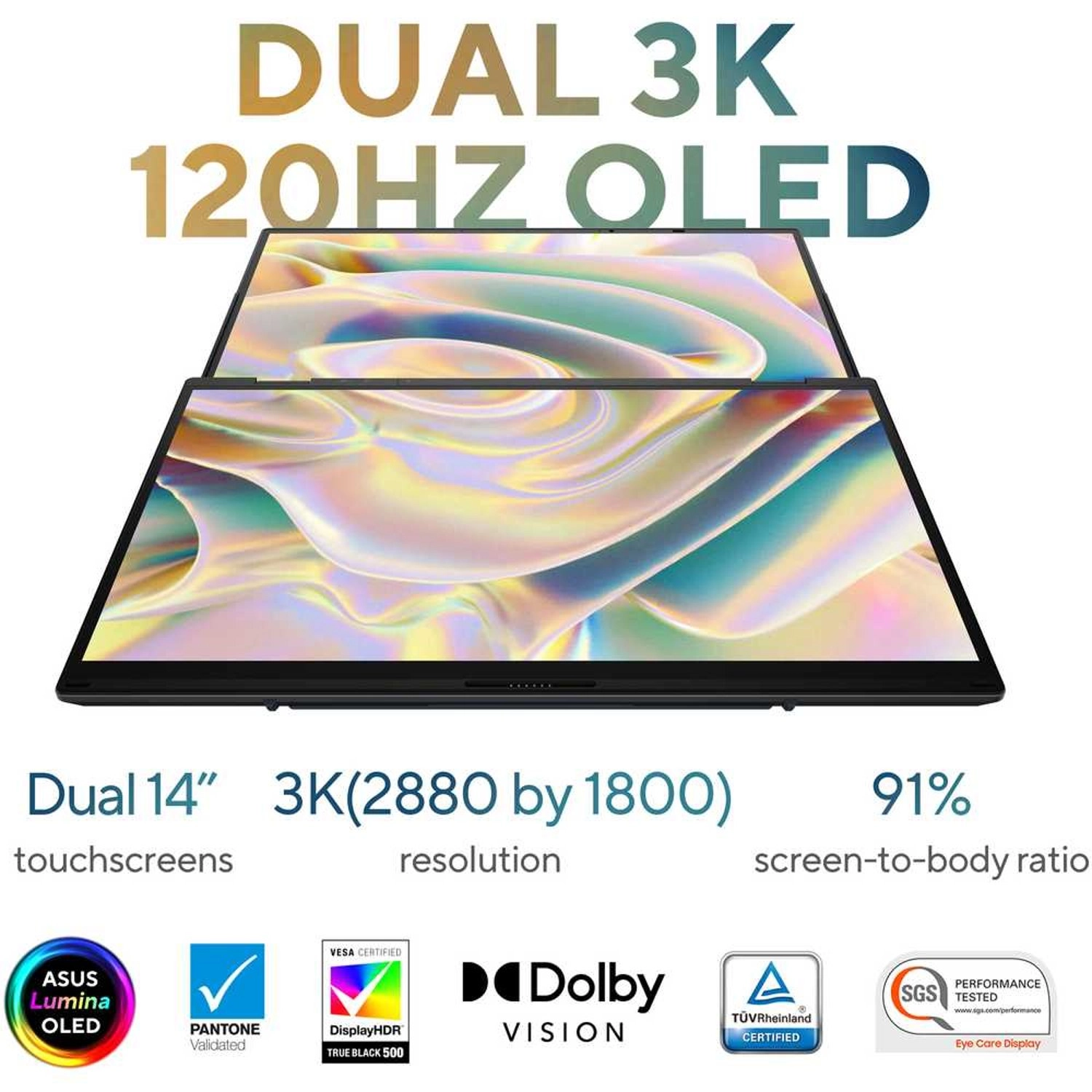 Zenbook DUO UX8406CA - 14'' Core Ultra 7 255H 32GB DDR5 1TB SSD