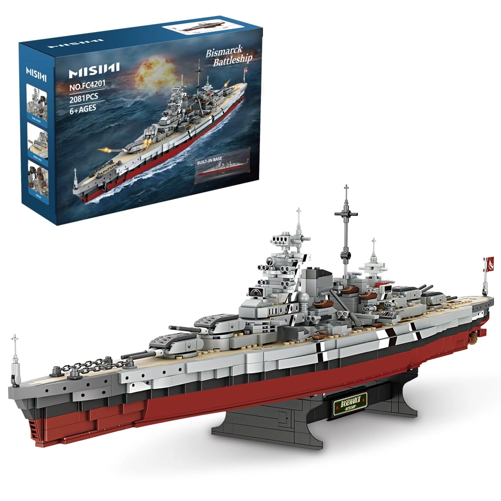 MISINI FC4201 German Battleship Bismarck - clamp Blocks