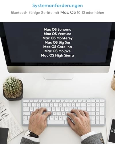 Wireless Bluetooth Keyboard for Mac OS - US Wireless