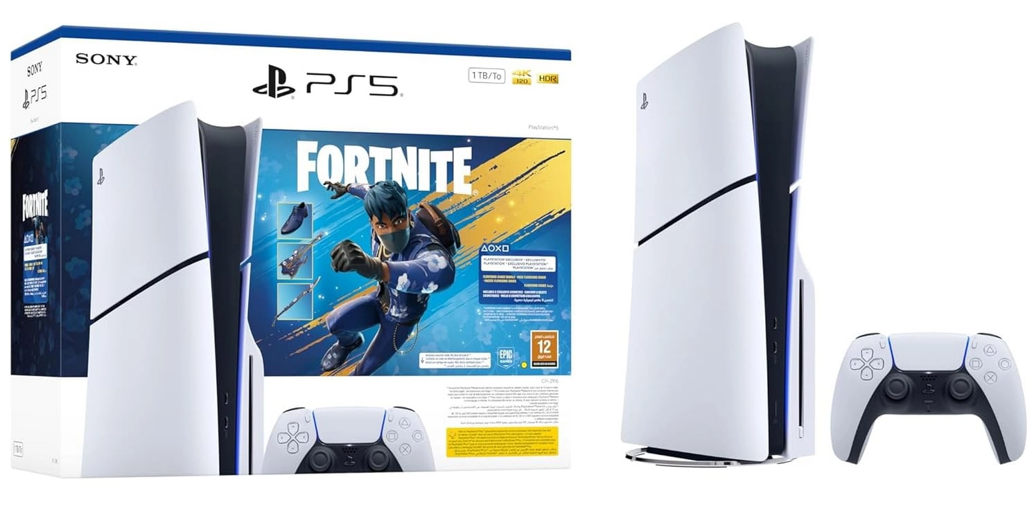 SIE PlayStation 5 Slim - Middle East Version + Fortnite Voucher