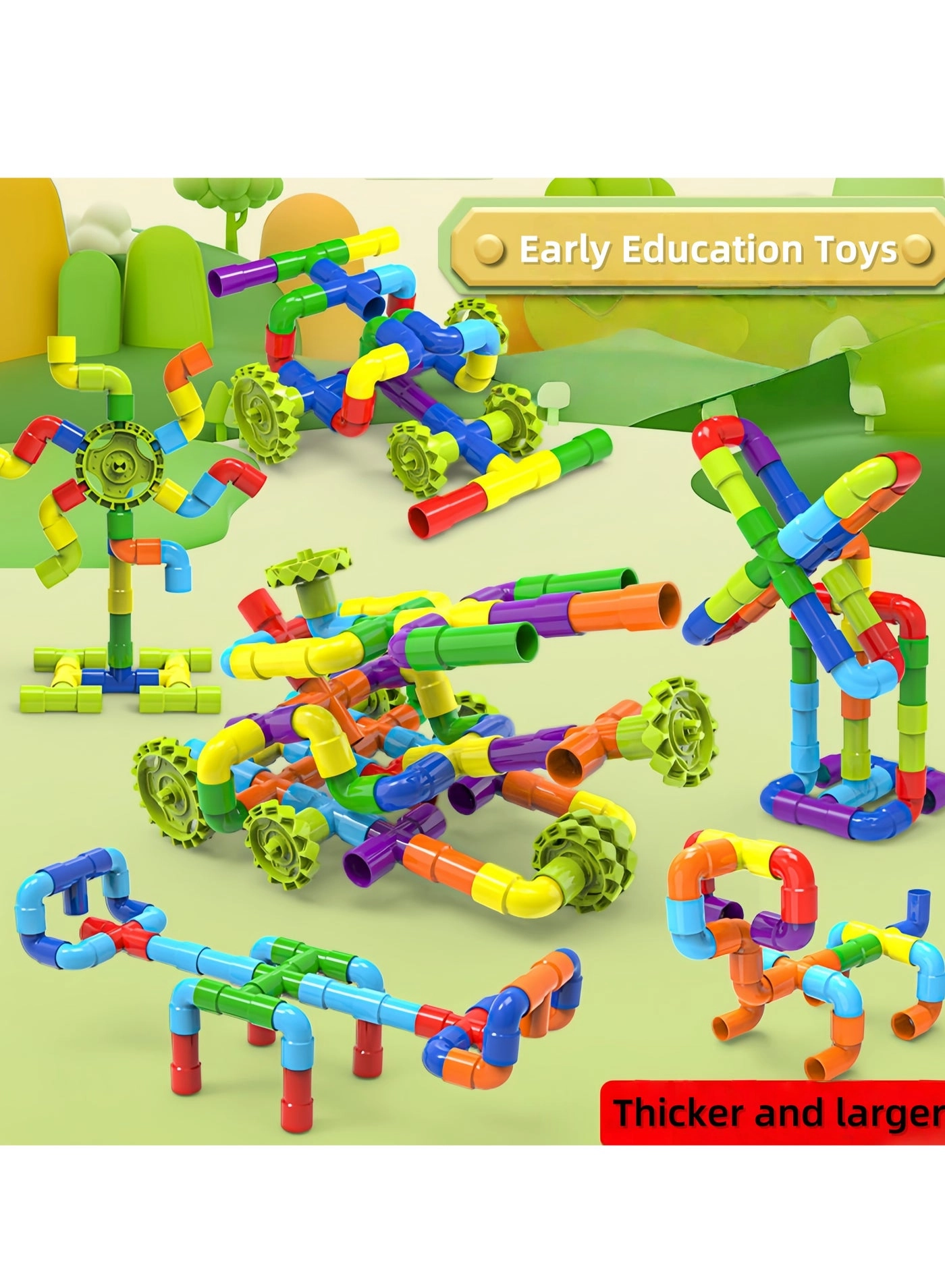 STEM Building Blocks - 108pcs