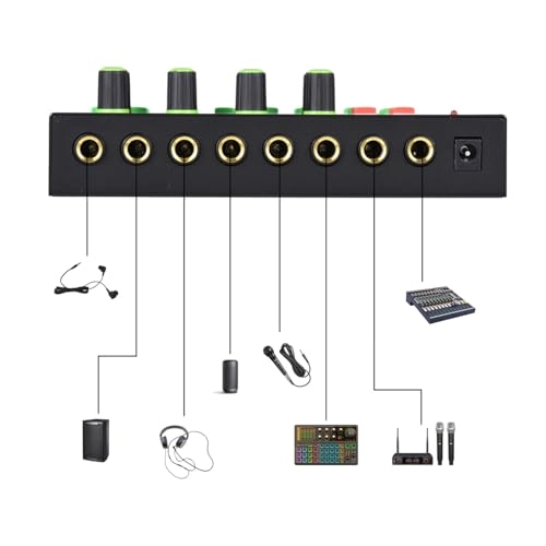 4-Channel o Mixer - Portable Black