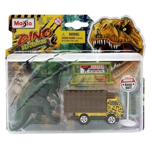 Vehicle With Dino - 3 Inch 1 Pc