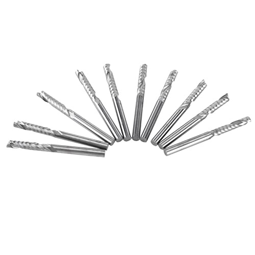 Single Flute End Mill - 4mm 10pcs