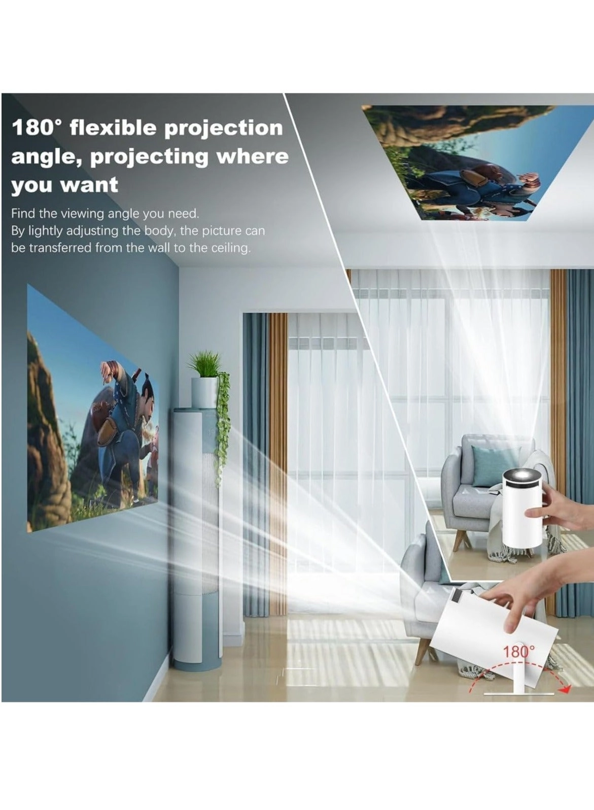 Portable Projector Black 4