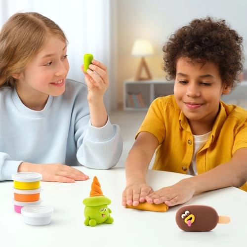 Nice Ice Cream - 3+ years 15 pcs Air Dry Clay kit