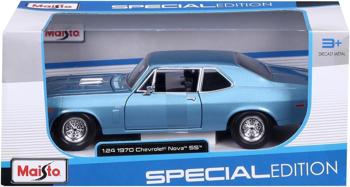 1970 Chevrolet Nova Ss - 1:24 Die-cast