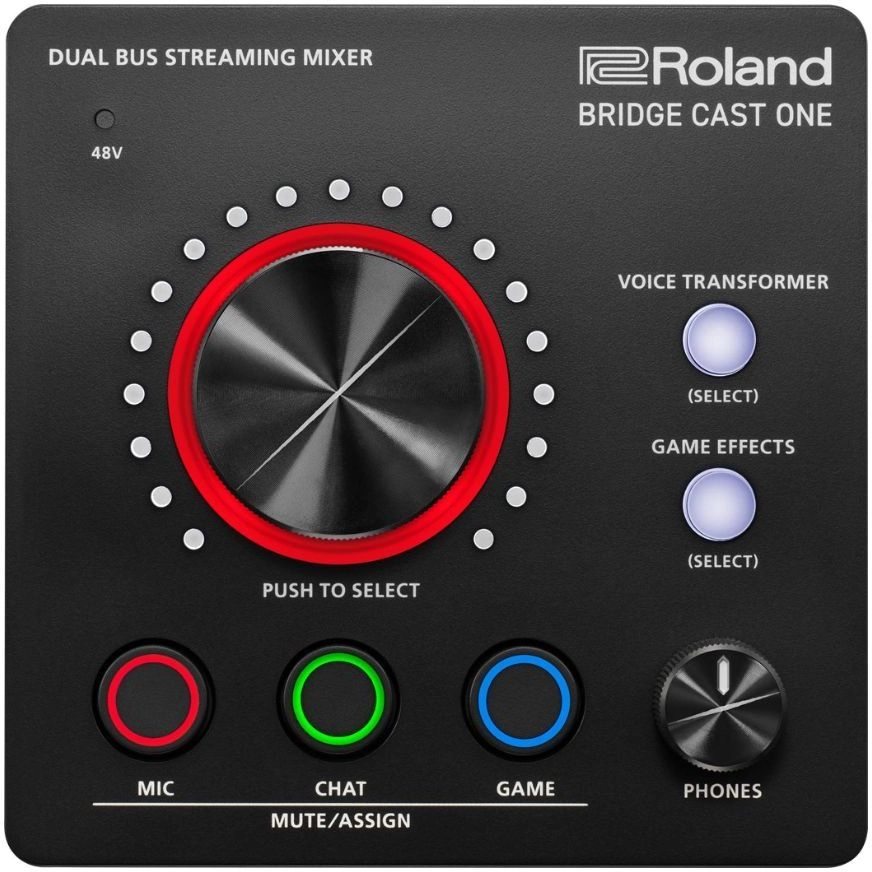Roland Bridge Cast - Dual Bus Streaming Mixer Black