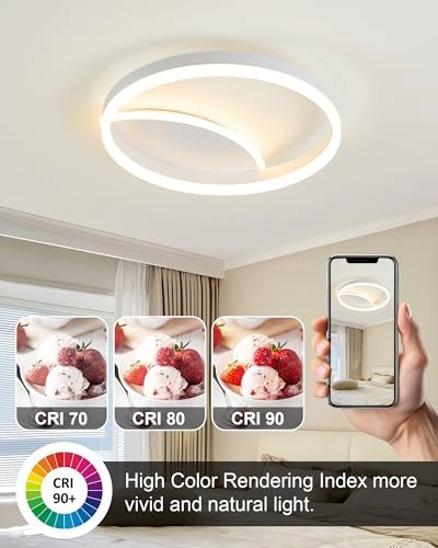 LED Ceiling Light - 3000K-6000K Dimmable