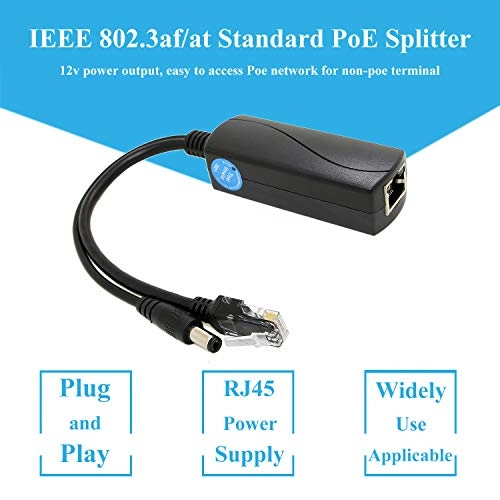 PS5712AT - 42.5V-57V 12V 2A 1 RJ45 IEEE802.3af/at 10/100Mbps 30W