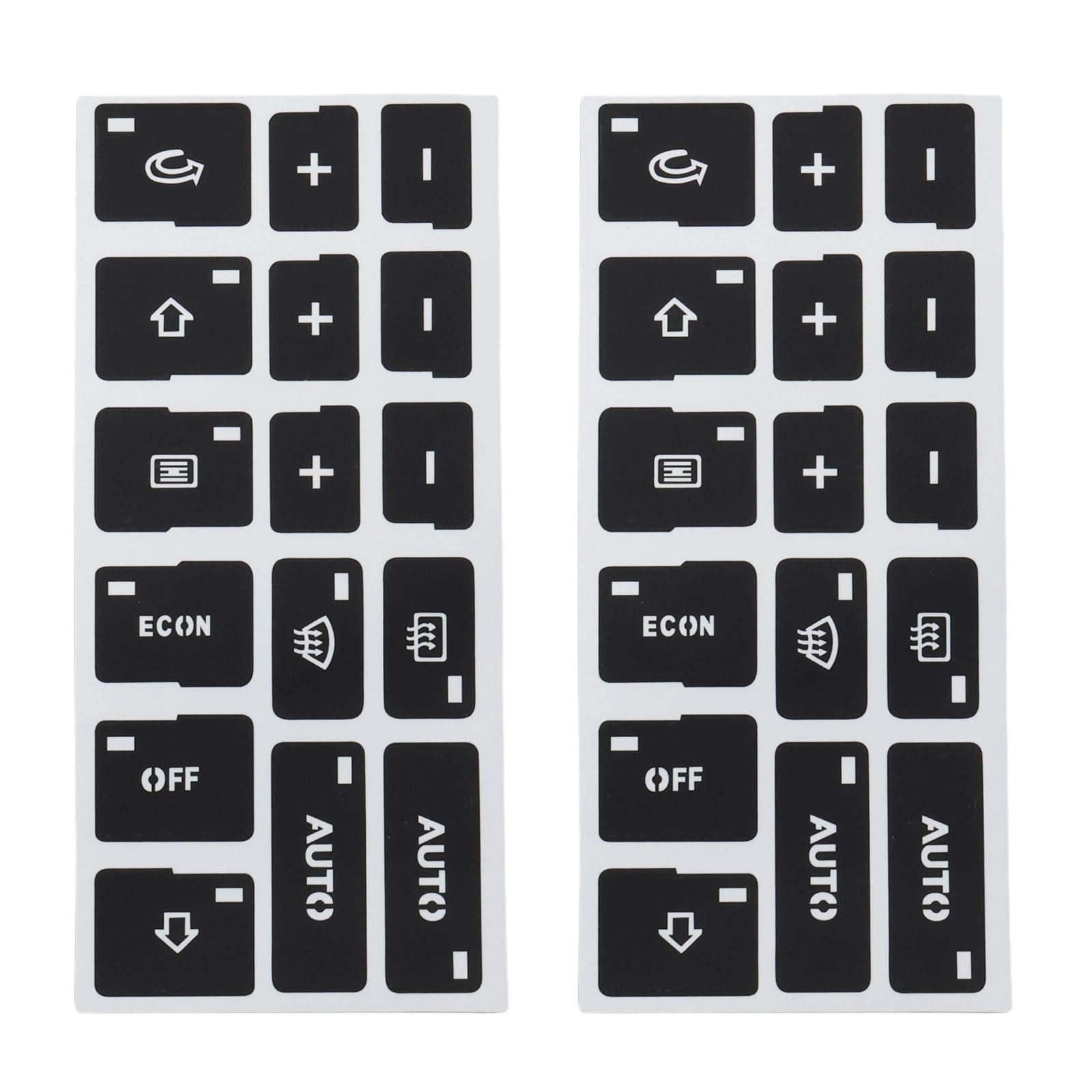 eMagTech AC Climate Control Dashboard Button Repair Sticker - Audi A4 B6 B7 2000-2004