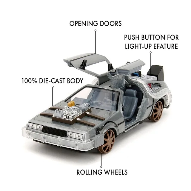 Back To The Future 3 Time Machine Vehicle - 1:24