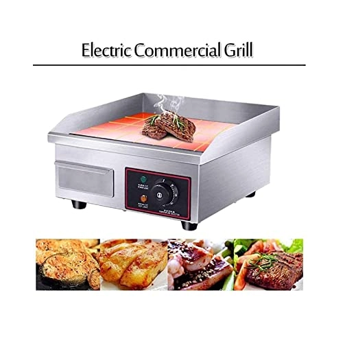 Electric Countertop Flat Top Griddle - 550*350*8mm