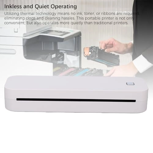 Portable Thermal Label Printer - Inkjet 4,1 x 9,5 inch