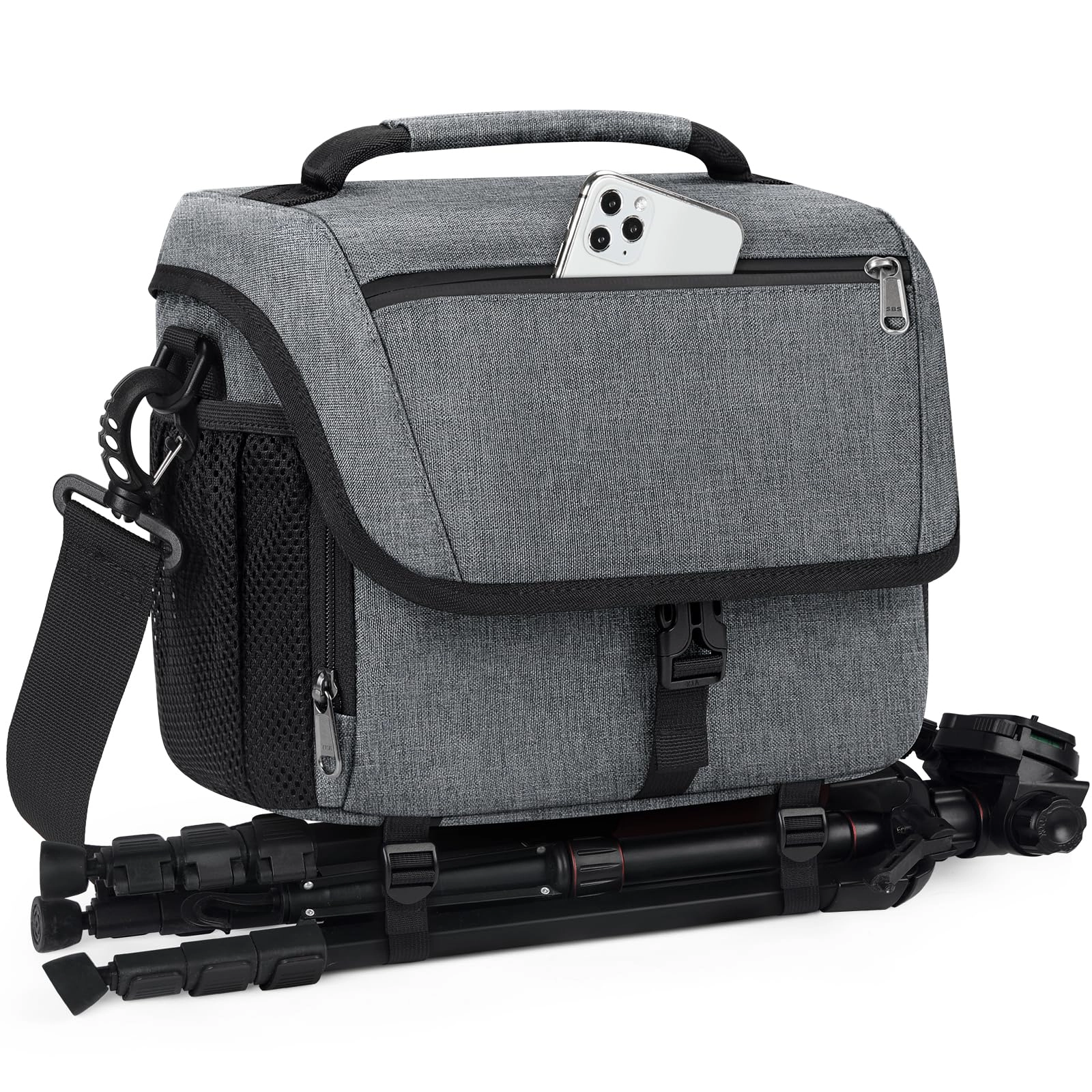 Camera Bag - 9.05"L x 5.9"W x 7.08"H Compatible with Nikon, Sony, Fuji, Canon, Olympus, Pentax, Kodak Sling Bag