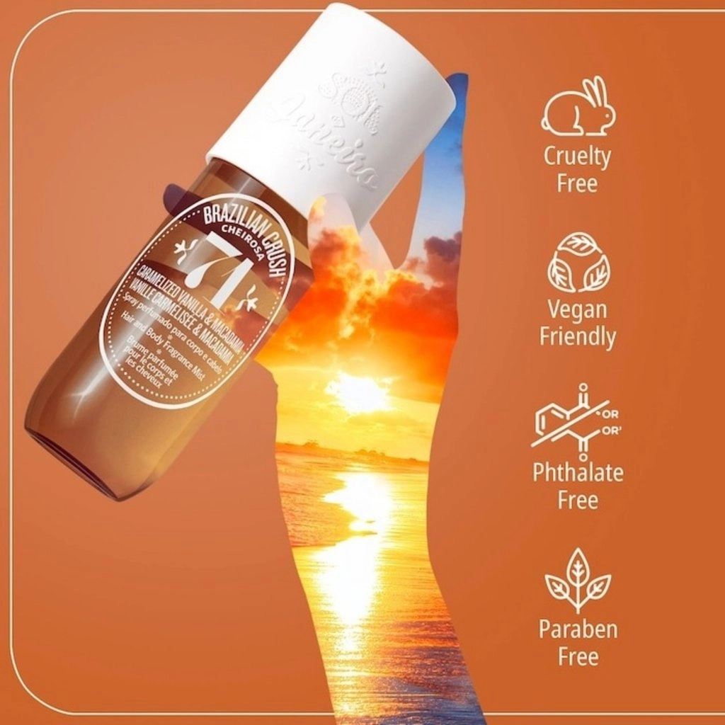 Brazilian Crush Cheirosa 71 - 90 ml caramelized vanilla toasted macadamia