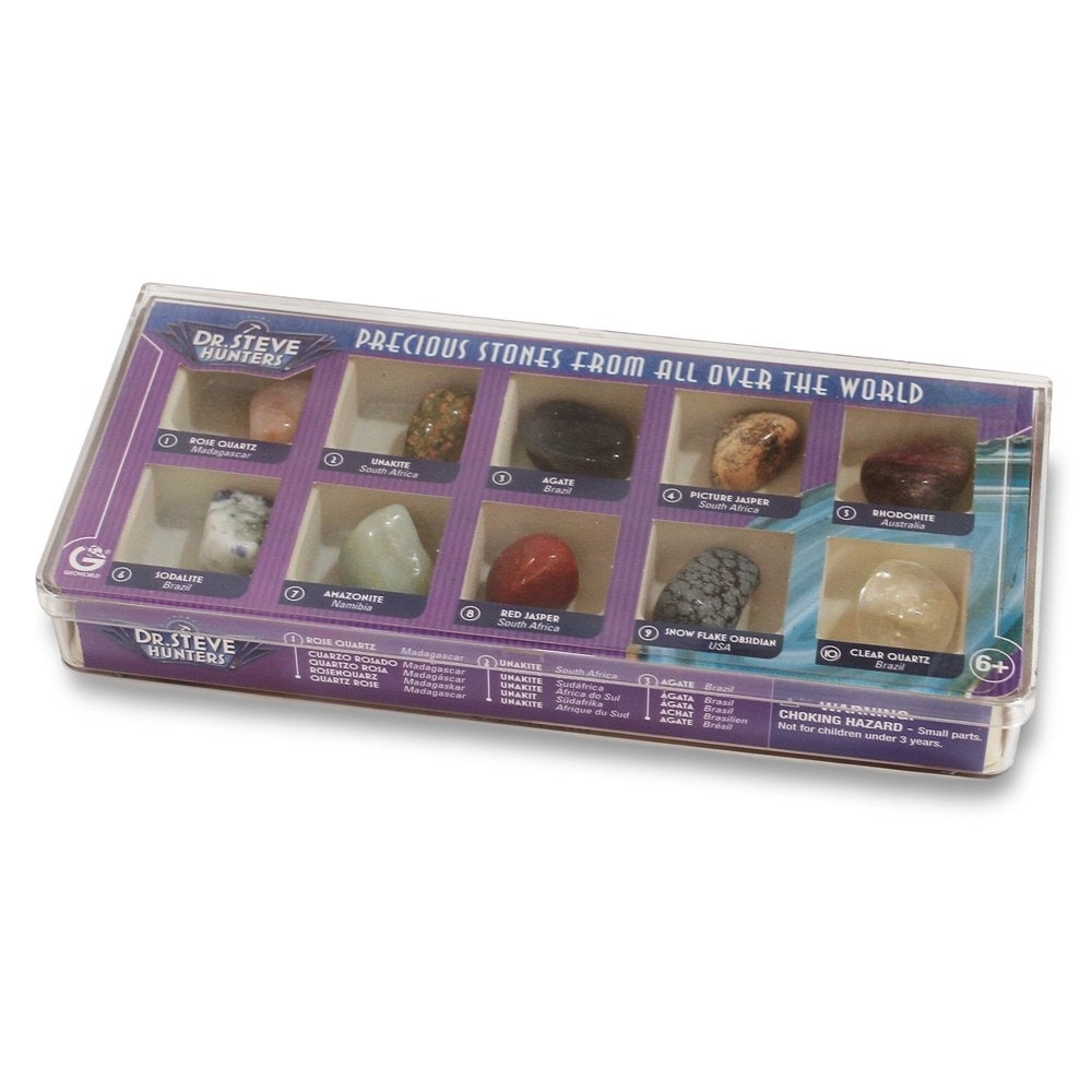 GEOWORLD Dr Steve Hunters Precious Stones - 10 pieces