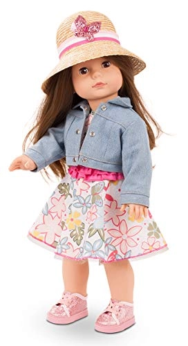 Elisabeth Soft Body Standing Doll - 18" Long Brown Hair
