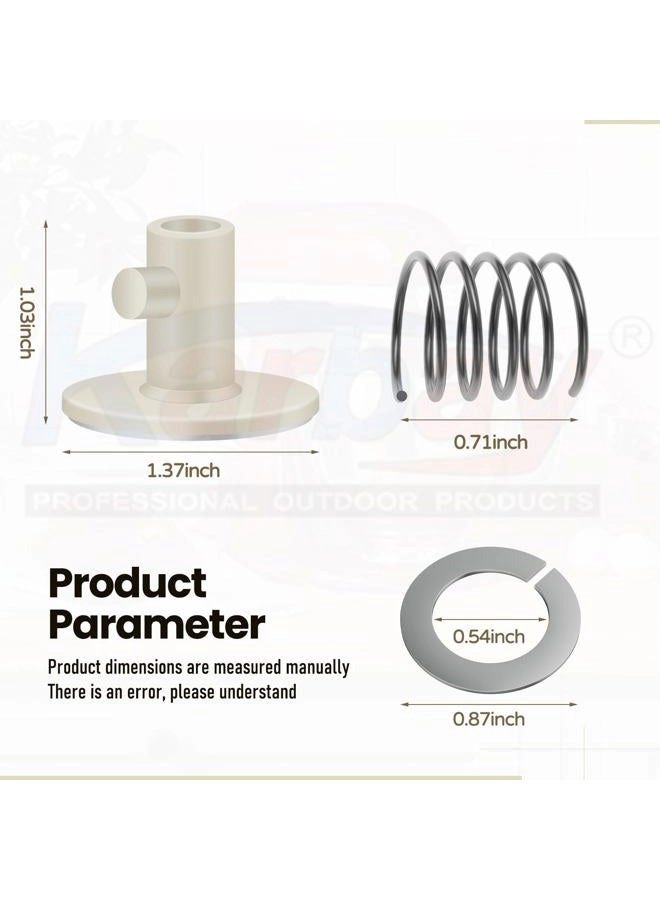 Spring and Washer & Tilt Head Mixers Attachments & Stand Mixer Attachment Holders Kit - 3.5 Quarts to 7 Quarts