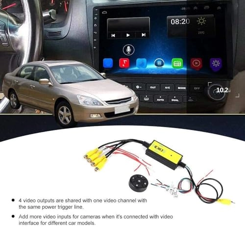 4 to 1 Intelligent 360 Panoramic Switcher - Night vision Wireless