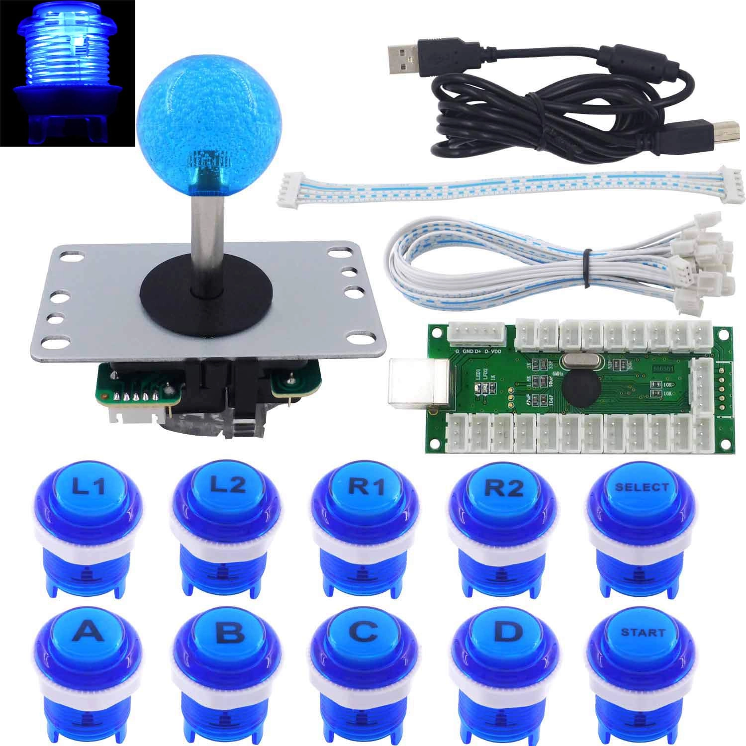 Arcade Stick DIY Kit - yellow