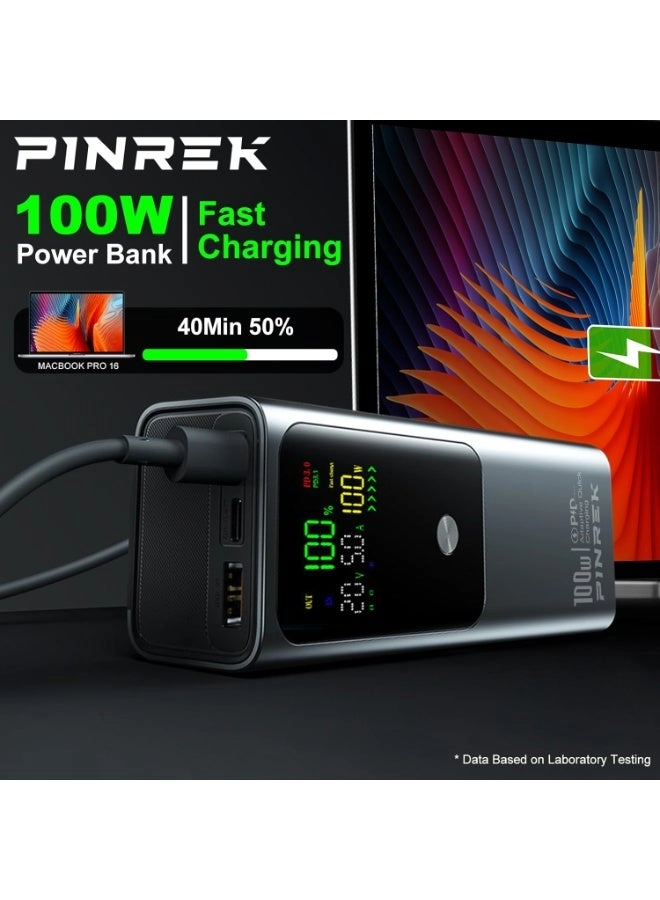 HTY-K81 - 20000mAh 100W 1 USB-A 2 USB-C