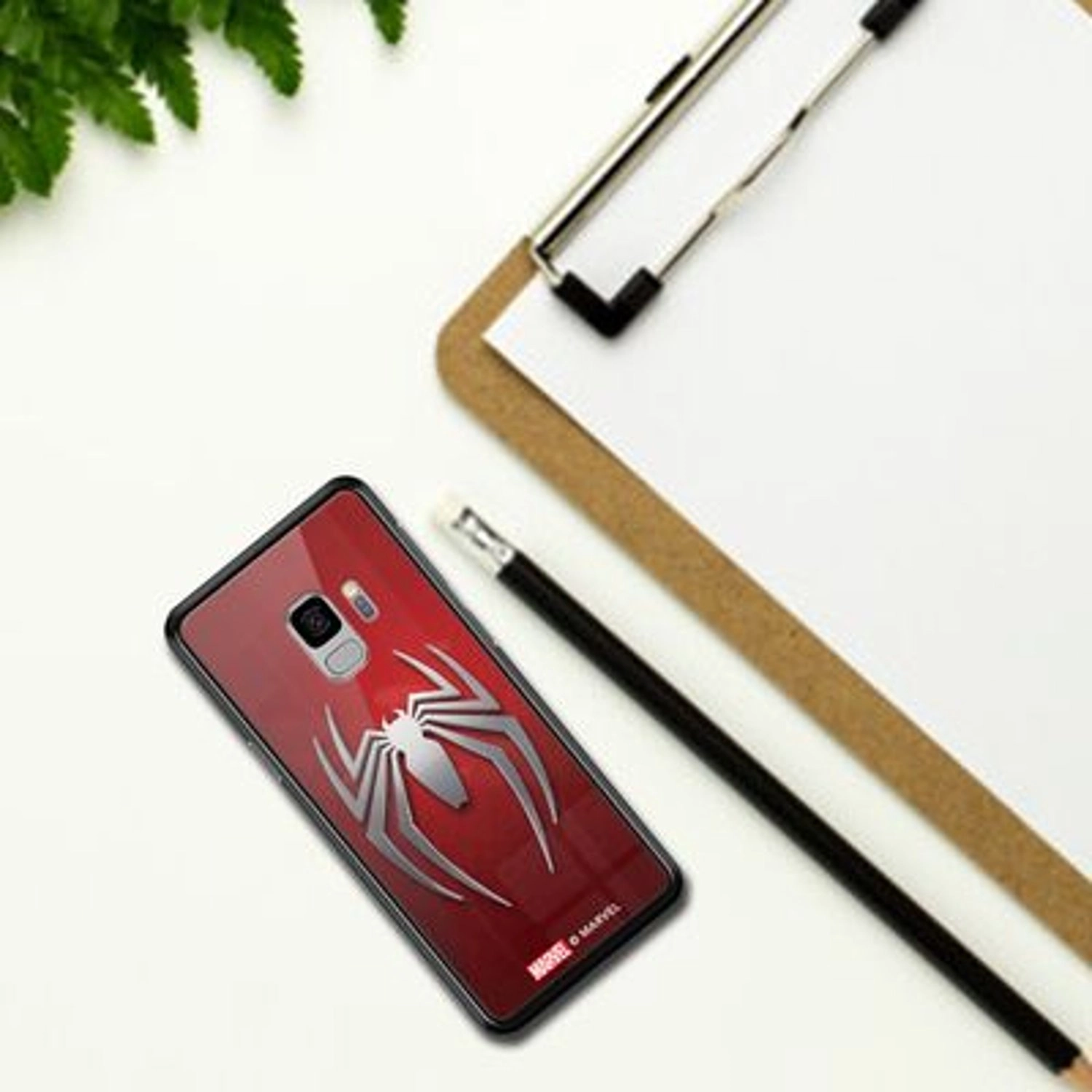 Spiderman Logo Cover Back Case for Galaxy S9