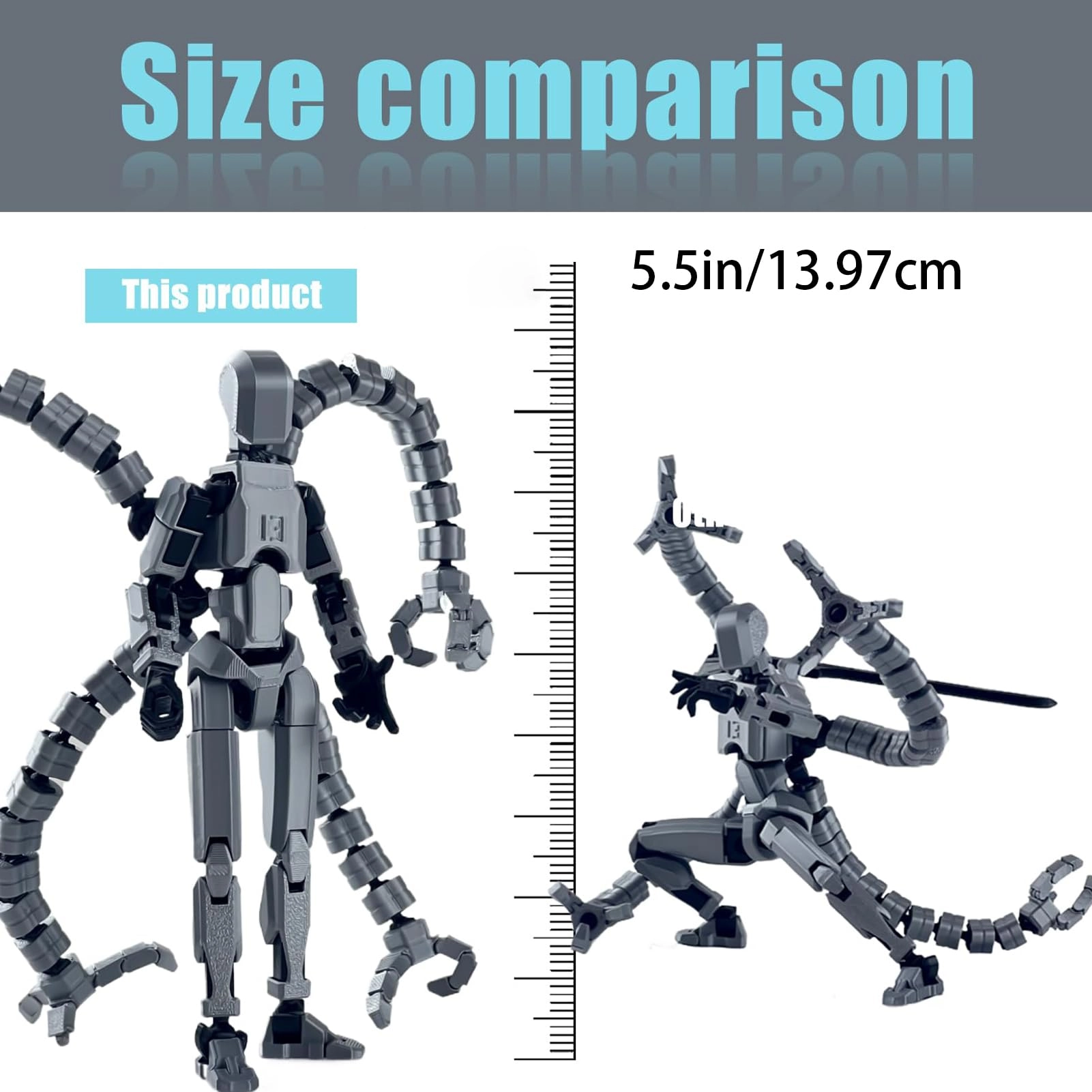 3D Printed Action Figure - 144 yr(s) (15.7 cm) (MKYGTG7ISO0D7VDM3)