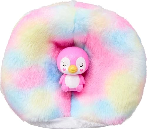 Barbie Cutie Reveal Color Dream Series - Tye-Die Penguin Costume 10 Color Changing Surprise Accessories Ages 3+