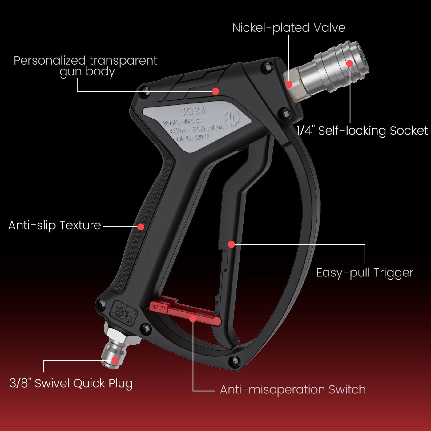Pressure Washer Gun