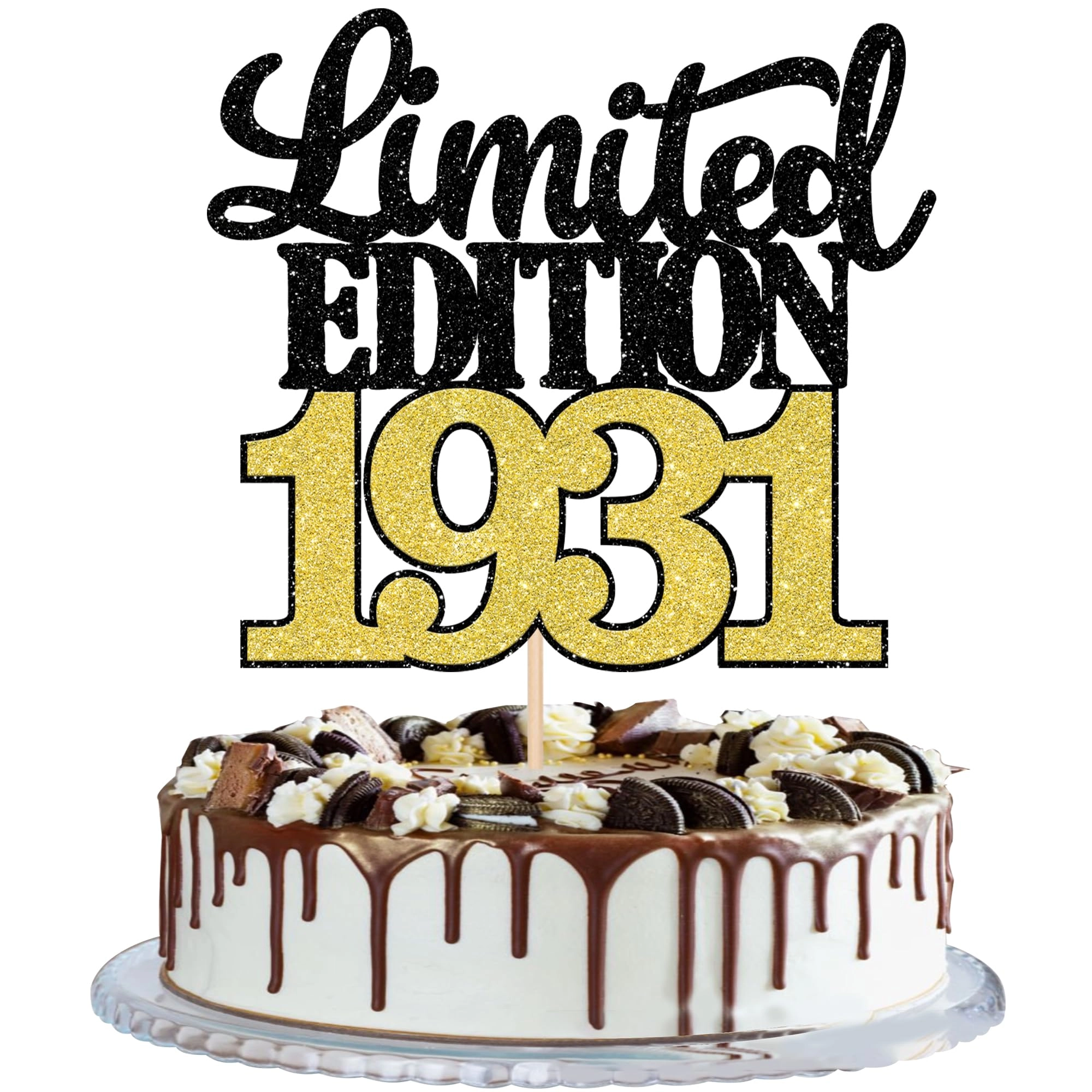 SYKYCTCY Limited EDITION 1931 Cake Topper - 1 Pack 95th Birthday