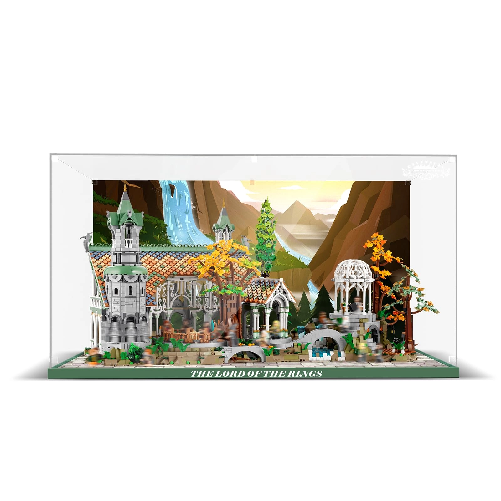 cooldac Acrylic Display Case for LEGO 10316 The Lord of the Rings Rivendell - Acrylic