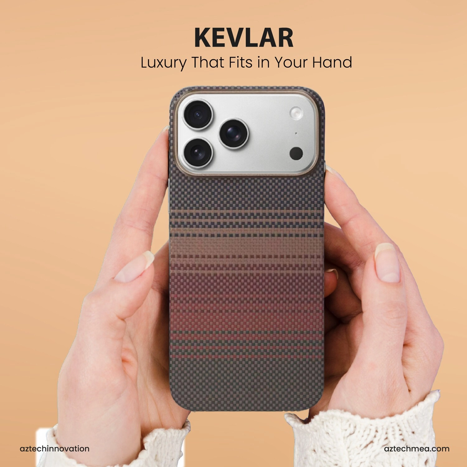Premium Aramid Fiber (Kevlar) Case Ultra-Slim with MagSafe for iPhone 17 Pro