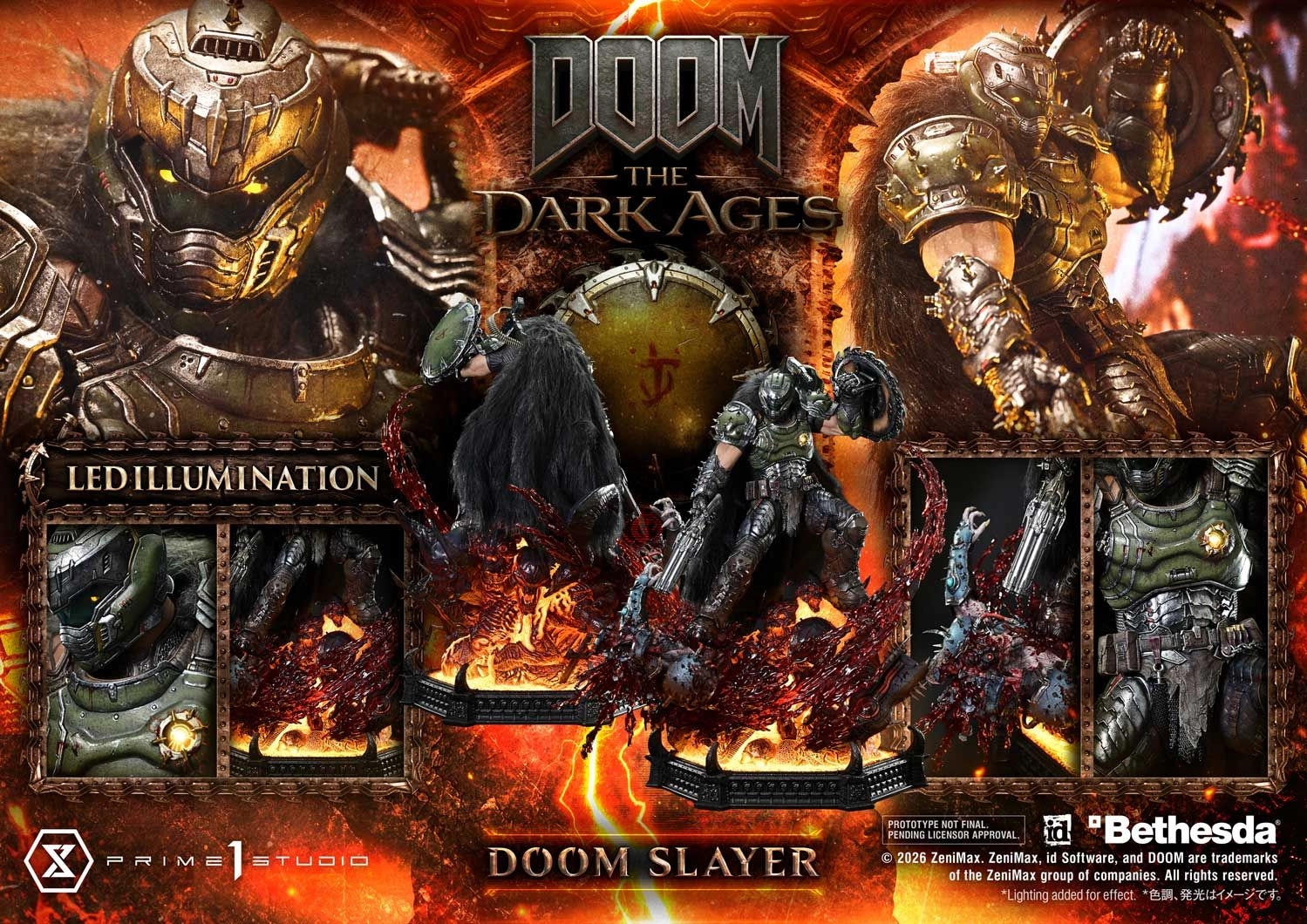 Ultimate Premium Masterline Doom: The Dark Ages Doom Slayer Statue