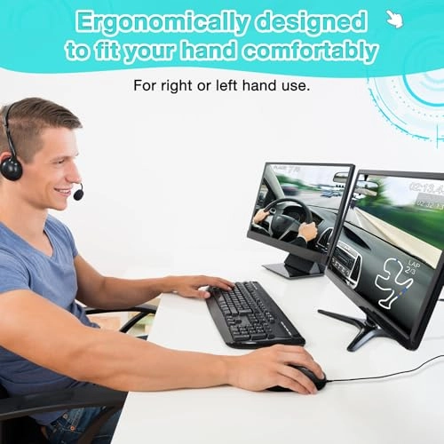 Wired USB Computer Mouse - USB