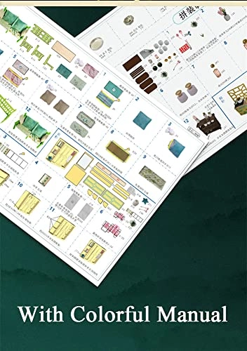 3D Wooden Assembly Dollhouse - Paper Wood P013-zy