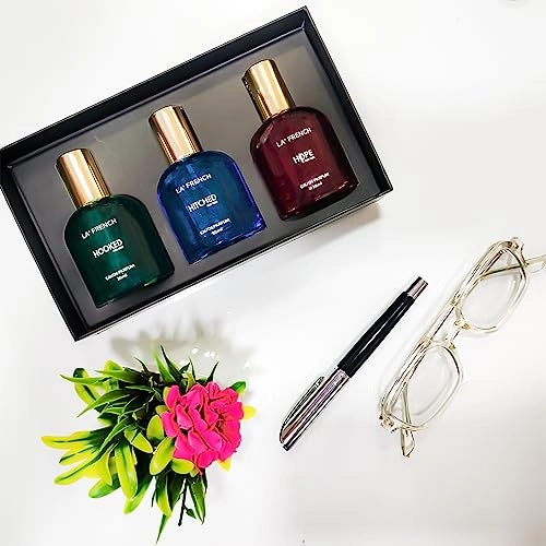 Hitched Hooked Hope Perfume Gift Set - Perfume for Men 3x30 ML