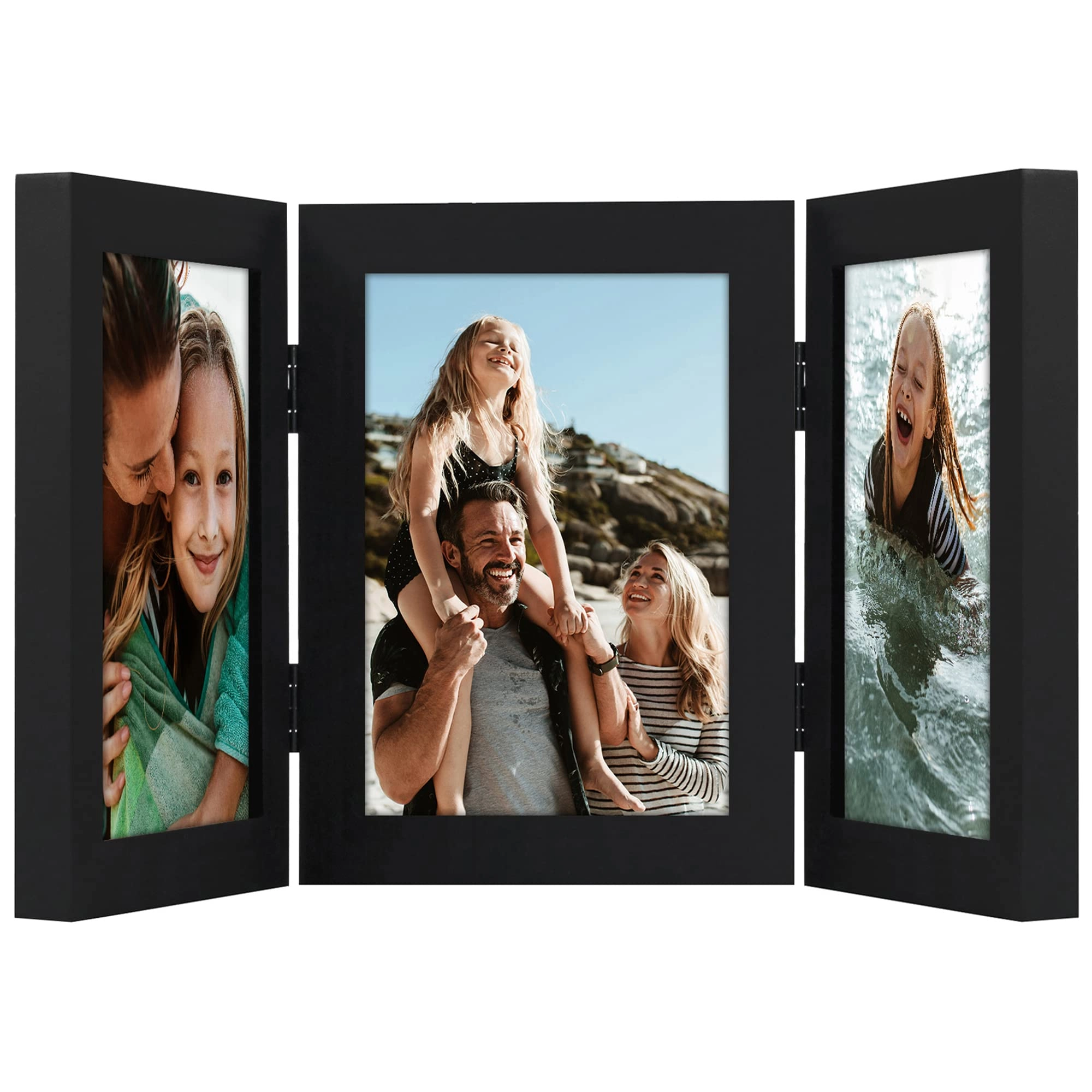 Hinged 3 Picture Frame - 5X7