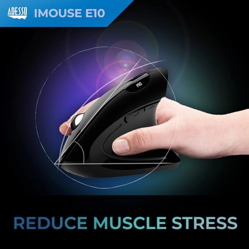 iMouse E30 Vertical Ergonomic Mouse - Wireless