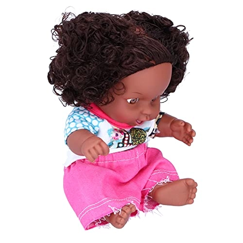 Reborn Baby Doll - 25 cm Vinyl soft black skin Ages 4+