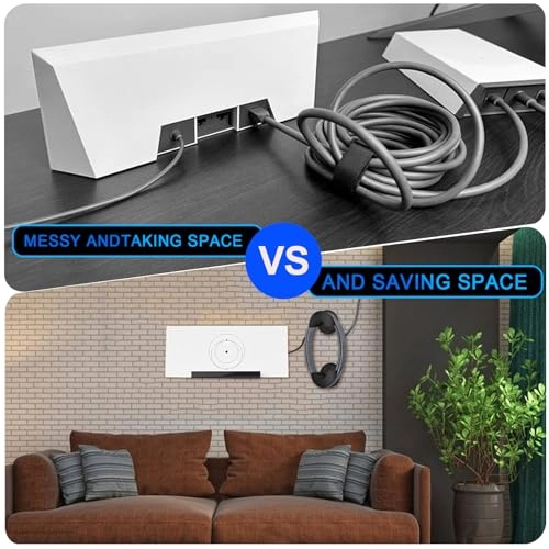 Starlink Gen 3 Wall Mount - Ethernet Cable Caddy Stainless Steel