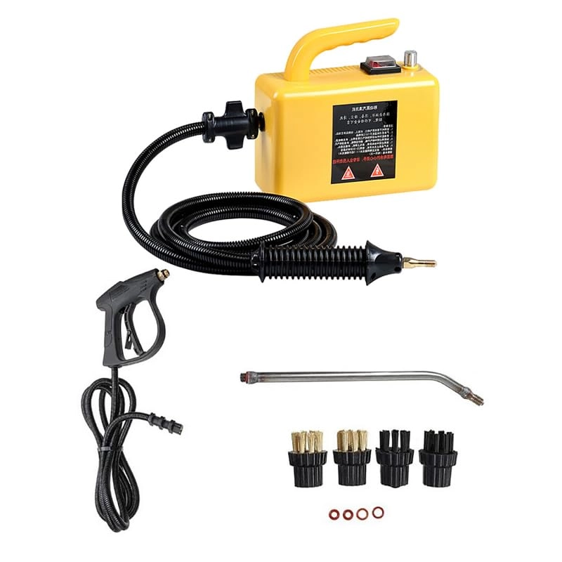 Pressurized Handheld Steam Cleaner - 1700W EU Plug Black